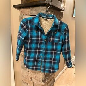 Boy’s lined flannel jacket 5-6